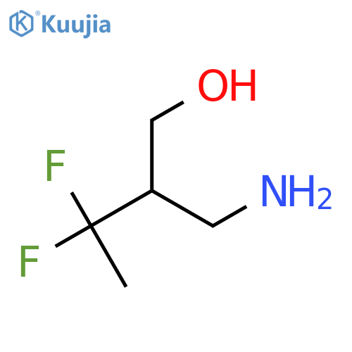 2-(aminomethyl)-3,3-difluorobutan-1-ol structure