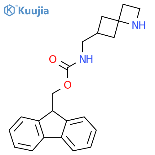 (9H-fluoren-9-yl)methyl N-({1-azaspiro[3.3]heptan-6-yl}methyl)carbamate structure