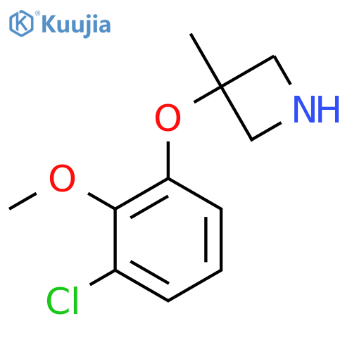 3-(3-chloro-2-methoxyphenoxy)-3-methylazetidine structure