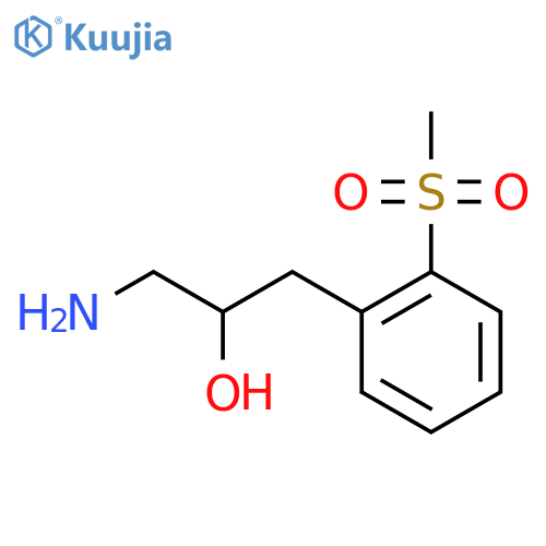 1-amino-3-(2-methanesulfonylphenyl)propan-2-ol structure
