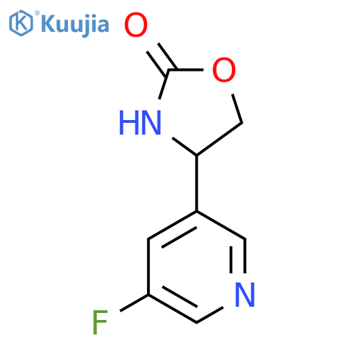 4-(5-fluoropyridin-3-yl)-1,3-oxazolidin-2-one structure