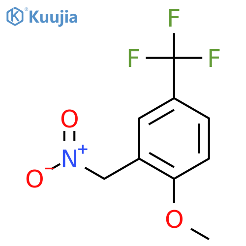 1-methoxy-2-(nitromethyl)-4-(trifluoromethyl)benzene structure
