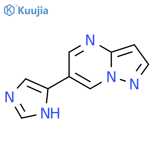 4-{pyrazolo1,5-apyrimidin-6-yl}-1H-imidazole structure