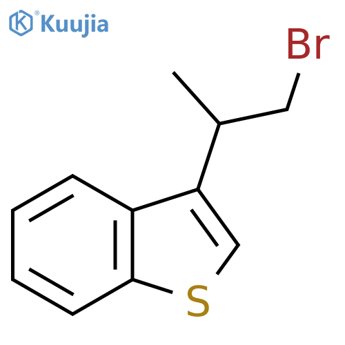 3-(1-bromopropan-2-yl)-1-benzothiophene structure
