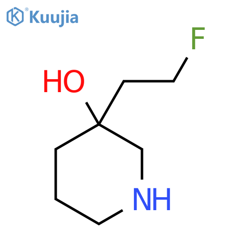 3-(2-fluoroethyl)piperidin-3-ol structure