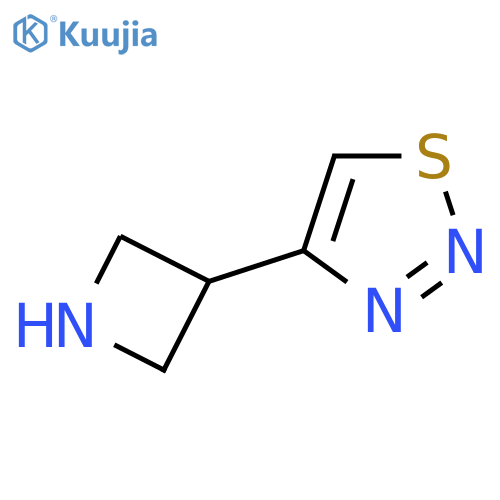 4-(azetidin-3-yl)-1,2,3-thiadiazole structure