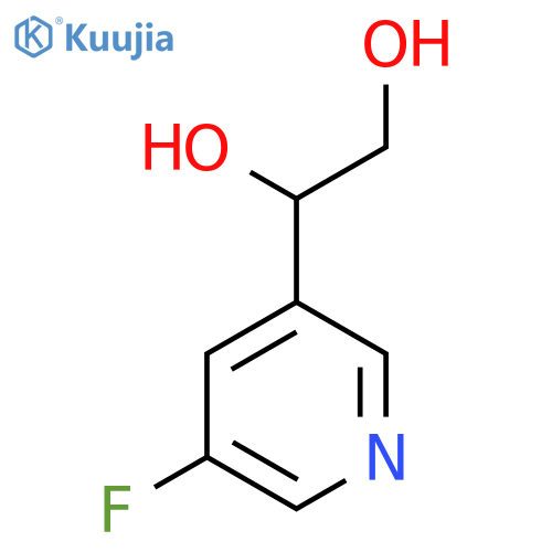 1-(5-fluoropyridin-3-yl)ethane-1,2-diol structure