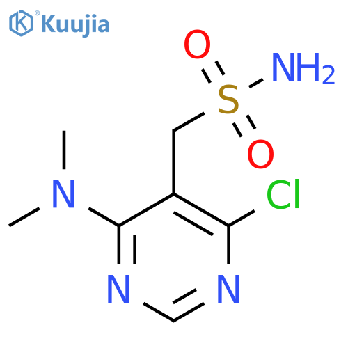 4-chloro-6-(dimethylamino)pyrimidin-5-ylmethanesulfonamide structure