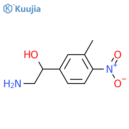 2-amino-1-(3-methyl-4-nitrophenyl)ethan-1-ol structure