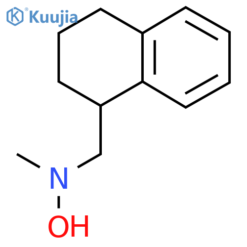 N-methyl-N-[(1,2,3,4-tetrahydronaphthalen-1-yl)methyl]hydroxylamine structure