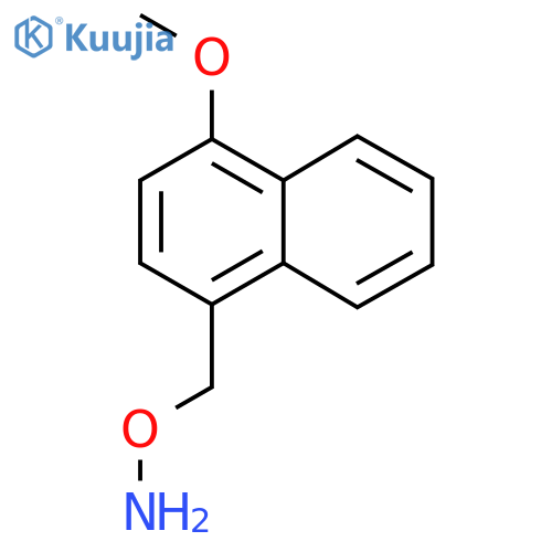 O-(4-methoxynaphthalen-1-yl)methylhydroxylamine structure