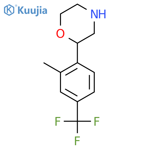 2-2-methyl-4-(trifluoromethyl)phenylmorpholine structure