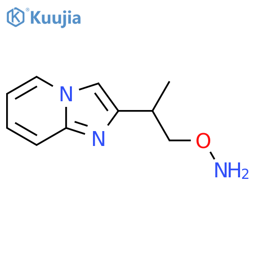 O-(2-{imidazo1,2-apyridin-2-yl}propyl)hydroxylamine structure