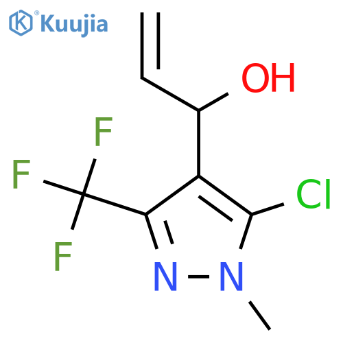 1-5-chloro-1-methyl-3-(trifluoromethyl)-1H-pyrazol-4-ylprop-2-en-1-ol structure