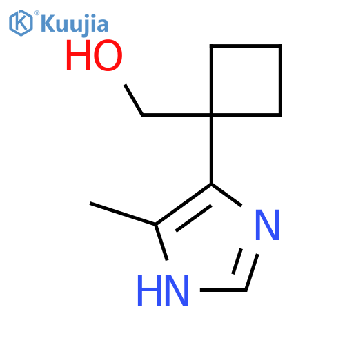 1-(4-methyl-1H-imidazol-5-yl)cyclobutylmethanol structure