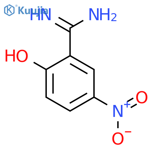 2-Hydroxy-5-nitrobenzene-1-carboximidamide structure