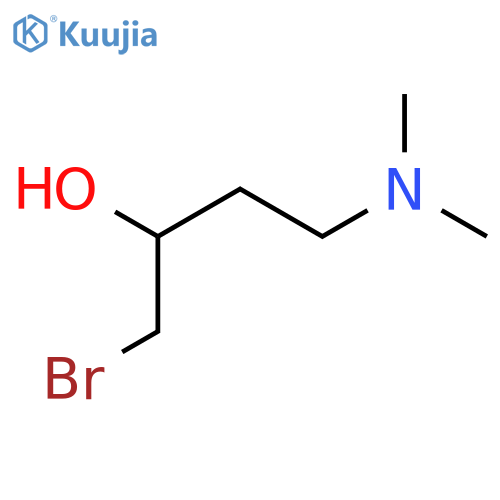 1-Bromo-4-(dimethylamino)butan-2-ol structure