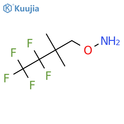O-(3,3,4,4,4-pentafluoro-2,2-dimethylbutyl)hydroxylamine structure