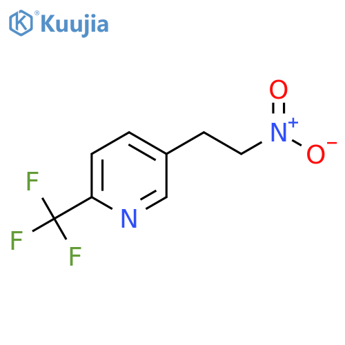5-(2-nitroethyl)-2-(trifluoromethyl)pyridine structure