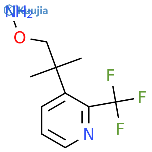 O-{2-methyl-2-2-(trifluoromethyl)pyridin-3-ylpropyl}hydroxylamine structure