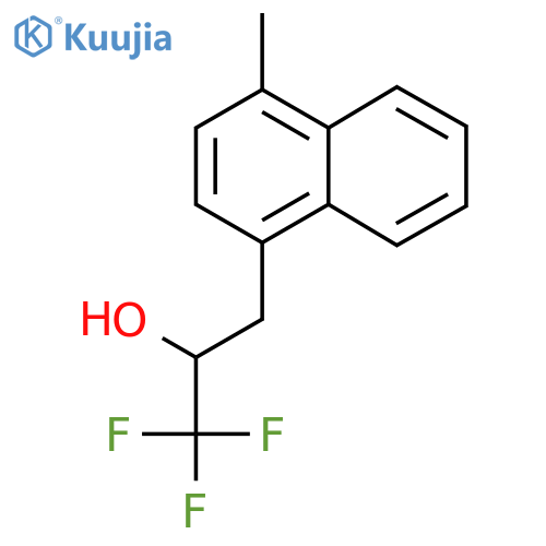 1,1,1-trifluoro-3-(4-methylnaphthalen-1-yl)propan-2-ol structure