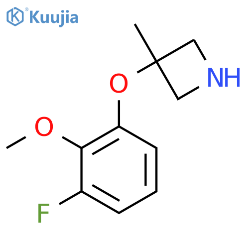 3-(3-Fluoro-2-methoxyphenoxy)-3-methylazetidine structure