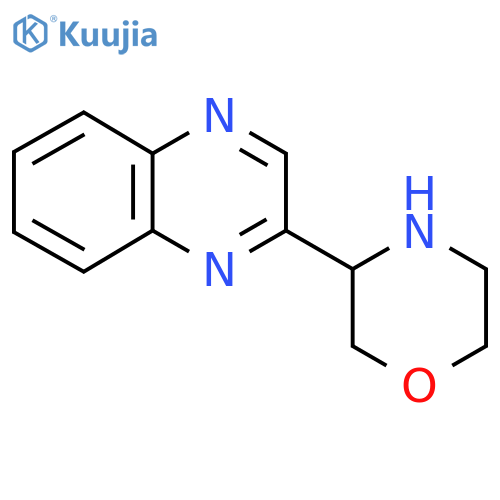 2-(morpholin-3-yl)quinoxaline structure