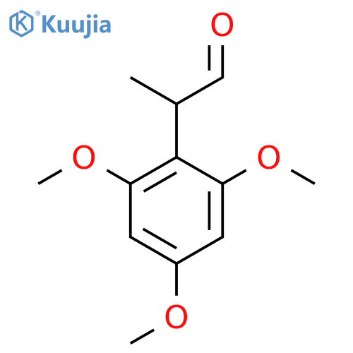2-(2,4,6-trimethoxyphenyl)propanal structure