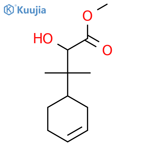 methyl 3-(cyclohex-3-en-1-yl)-2-hydroxy-3-methylbutanoate structure