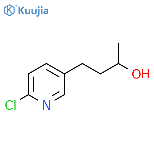 4-(6-chloropyridin-3-yl)butan-2-ol structure