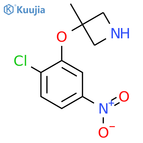 3-(2-chloro-5-nitrophenoxy)-3-methylazetidine structure