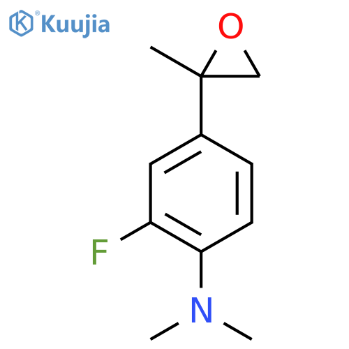 2-fluoro-N,N-dimethyl-4-(2-methyloxiran-2-yl)aniline structure