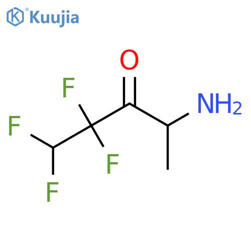 4-amino-1,1,2,2-tetrafluoropentan-3-one structure
