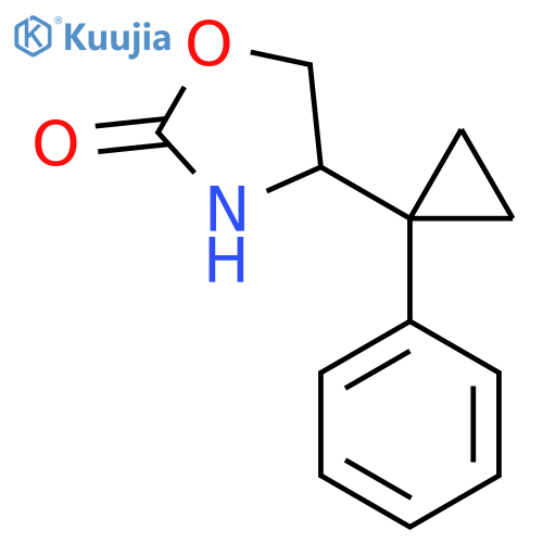 4-(1-phenylcyclopropyl)-1,3-oxazolidin-2-one structure
