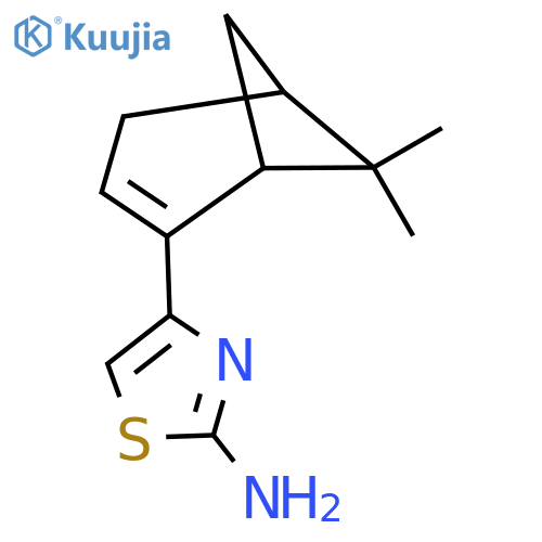 4-{6,6-dimethylbicyclo3.1.1hept-2-en-2-yl}-1,3-thiazol-2-amine structure