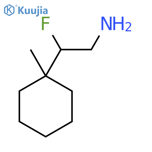 2-fluoro-2-(1-methylcyclohexyl)ethan-1-amine structure