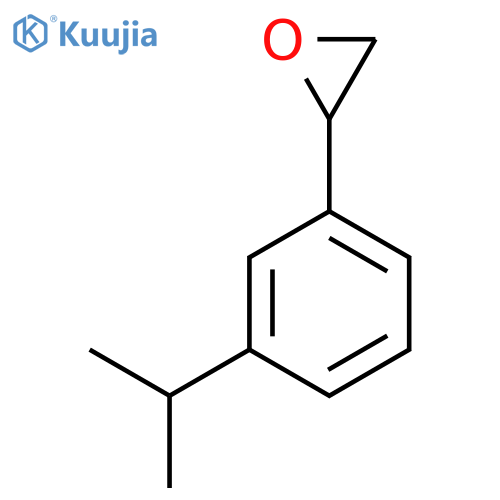 2-3-(propan-2-yl)phenyloxirane structure