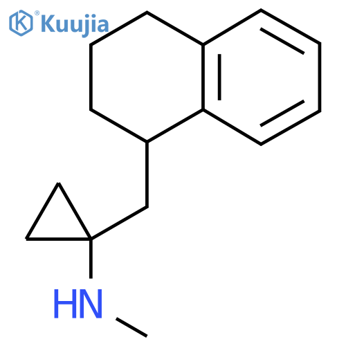 N-methyl-1-(1,2,3,4-tetrahydronaphthalen-1-yl)methylcyclopropan-1-amine structure