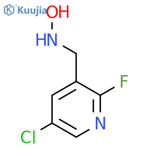 N-(5-chloro-2-fluoropyridin-3-yl)methylhydroxylamine structure