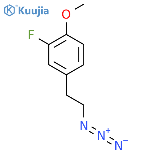 4-(2-azidoethyl)-2-fluoro-1-methoxybenzene structure