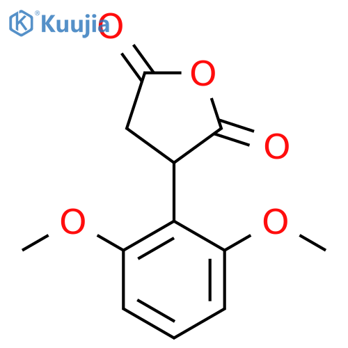 3-(2,6-dimethoxyphenyl)oxolane-2,5-dione structure
