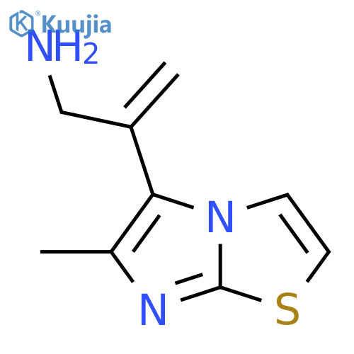2-{6-methylimidazo2,1-b1,3thiazol-5-yl}prop-2-en-1-amine structure