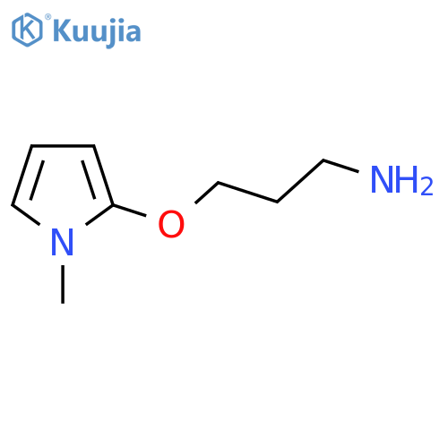 3-(1-methyl-1H-pyrrol-2-yl)oxypropan-1-amine structure