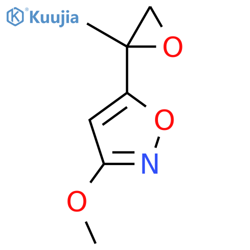 3-methoxy-5-(2-methyloxiran-2-yl)-1,2-oxazole structure