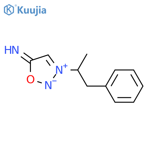 3-(1-Phenylpropan-2-yl)-1,2,3-oxadiazol-3-ium-5-ylazanide structure