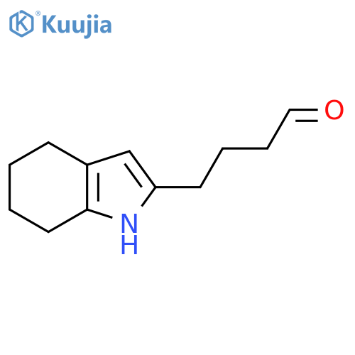 4-(4,5,6,7-tetrahydro-1H-indol-2-yl)butanal structure