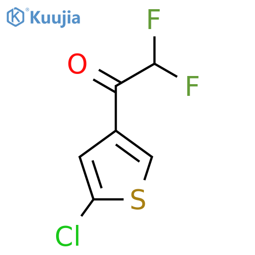 1-(5-chlorothiophen-3-yl)-2,2-difluoroethan-1-one structure