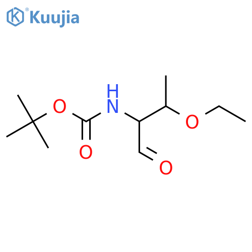 tert-butyl N-(3-ethoxy-1-oxobutan-2-yl)carbamate structure