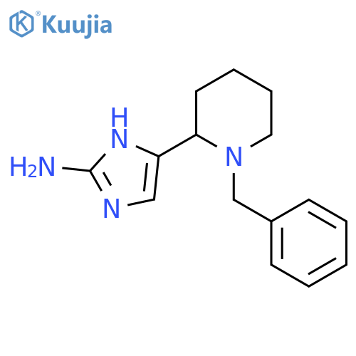 5-(1-benzylpiperidin-2-yl)-1H-imidazol-2-amine structure