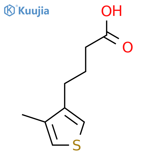 4-(4-methylthiophen-3-yl)butanoic acid structure